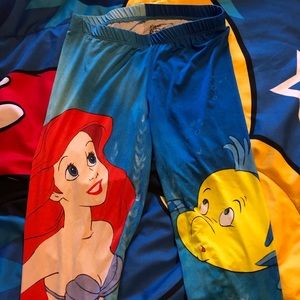 little mermaid leggings